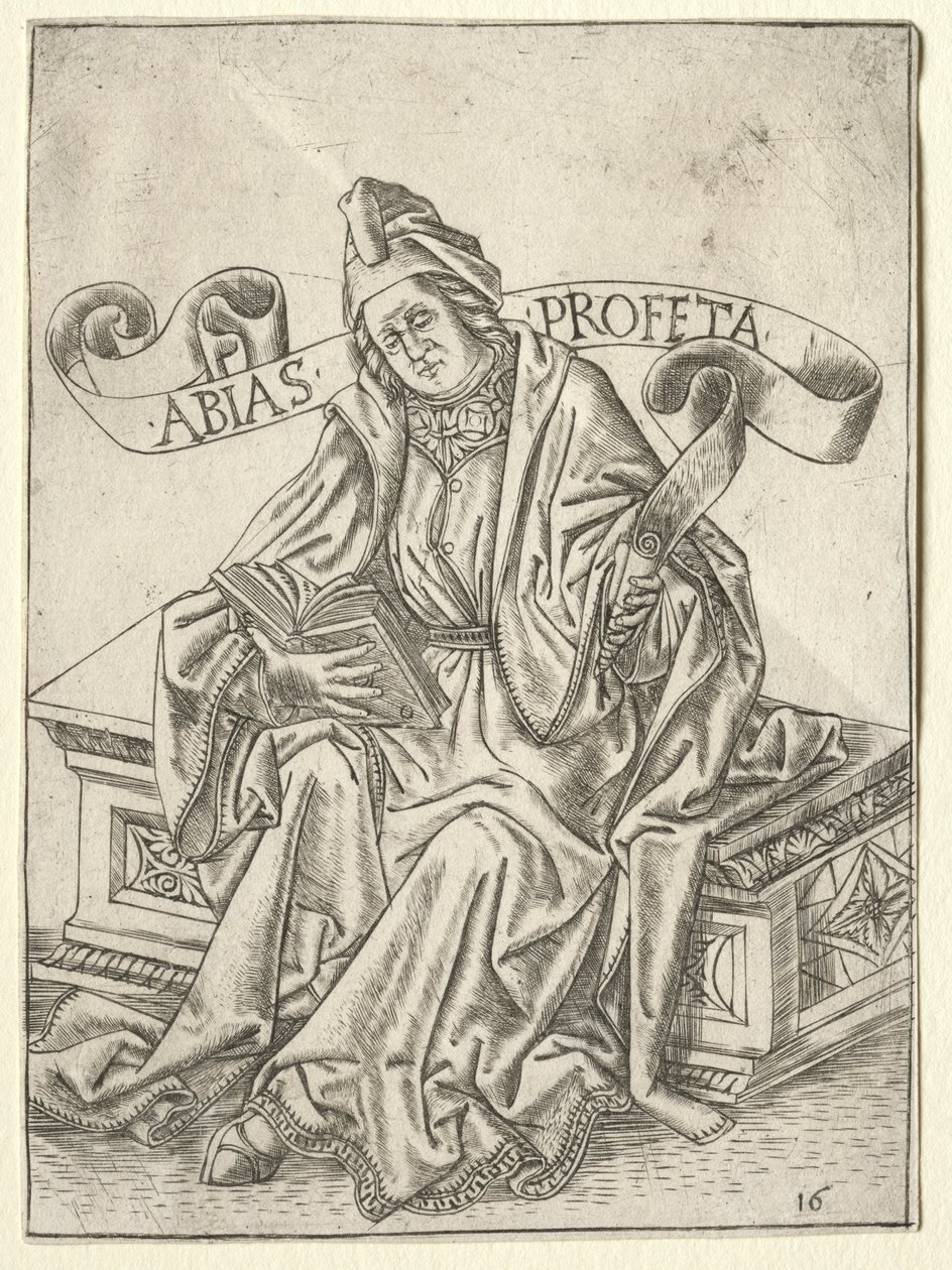 Profeterna: Obadja, ca. 1470-1475. av Baccio Baldini