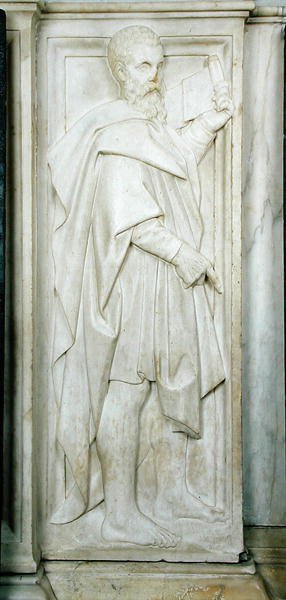 Profeten (marmor) av Baccio Bandinelli