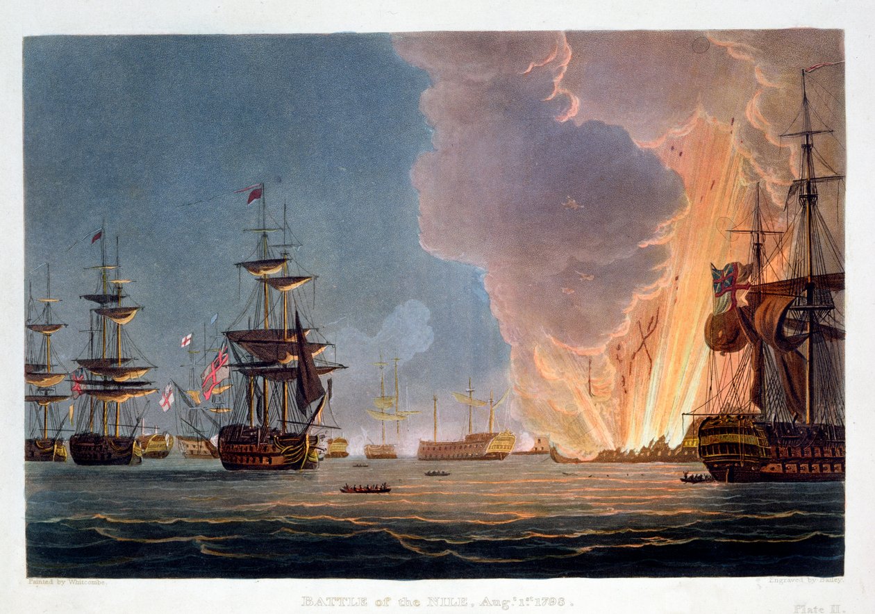 Slaget vid Nilen, 1 augusti 1798 1816 av Bailey