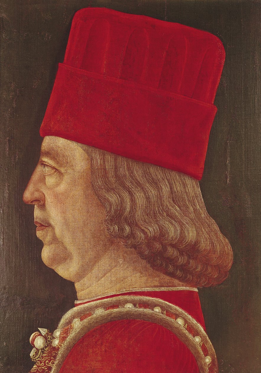Porträtt av Borso d