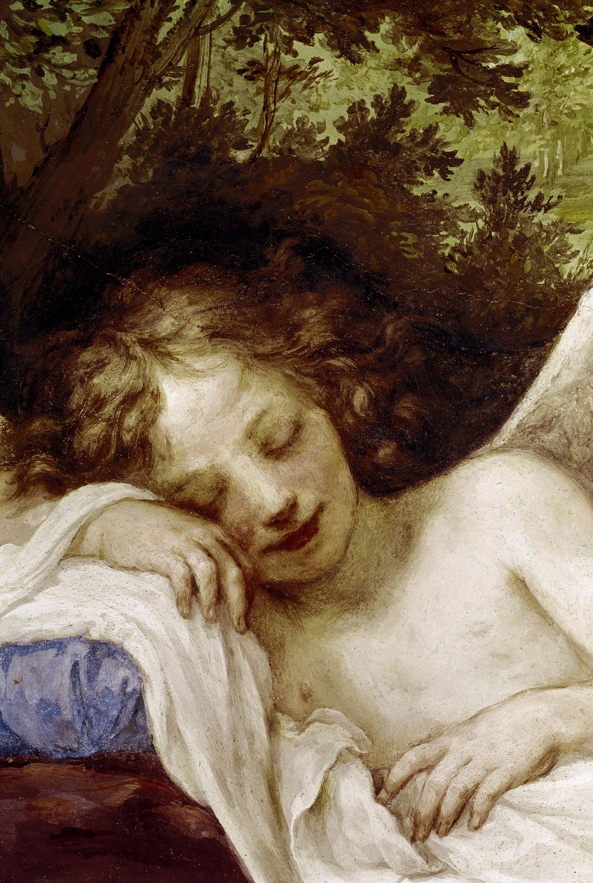 Sovande kärlek av Baldassare (1611 89) Franceschini