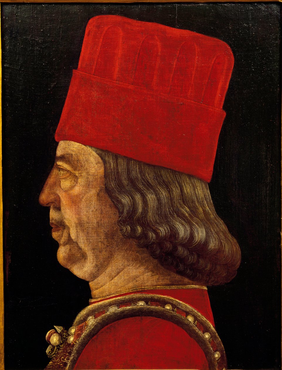 Porträtt av Borso d