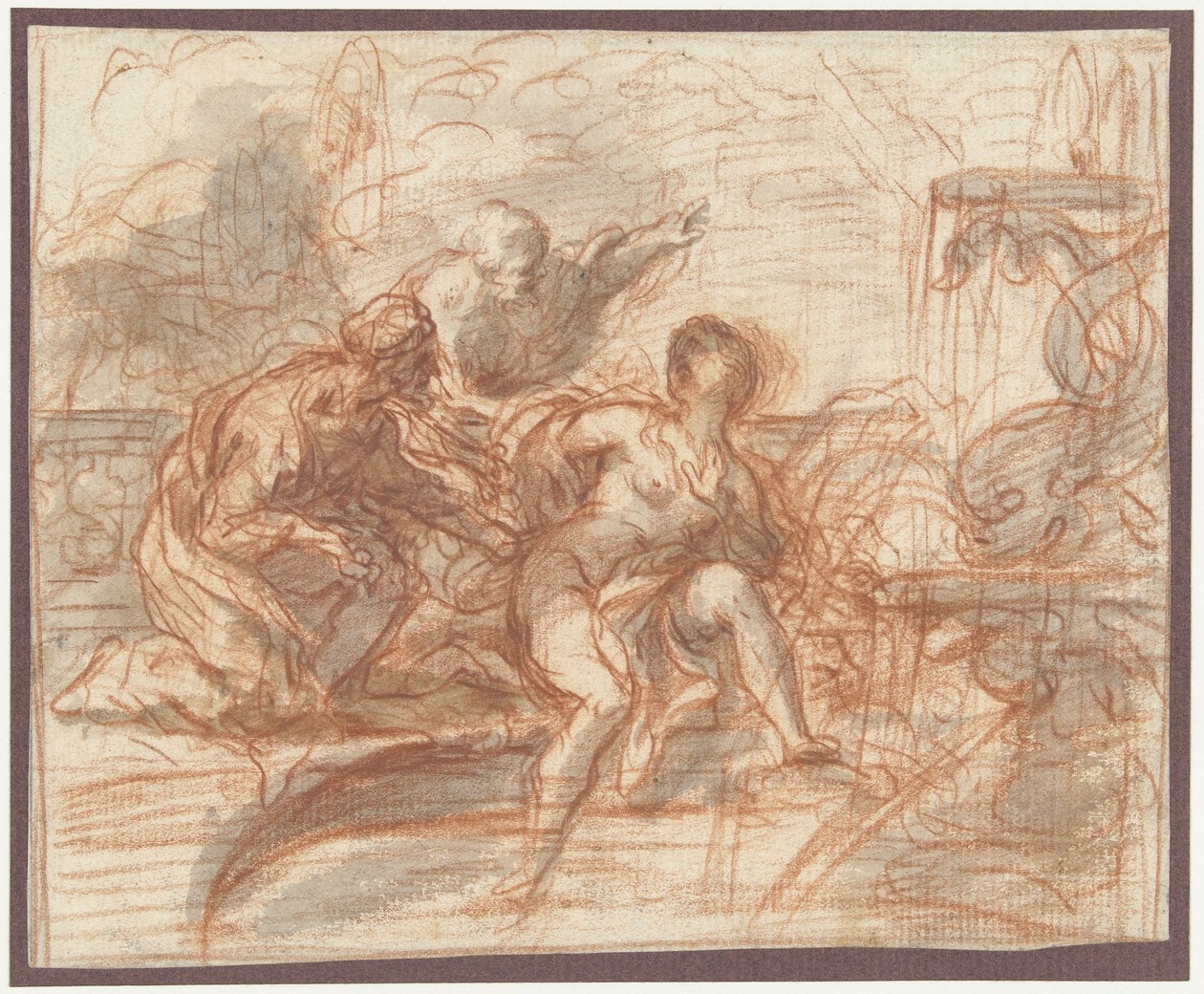 Susanna och de äldre av Baldassare Franceschini (attributed to)