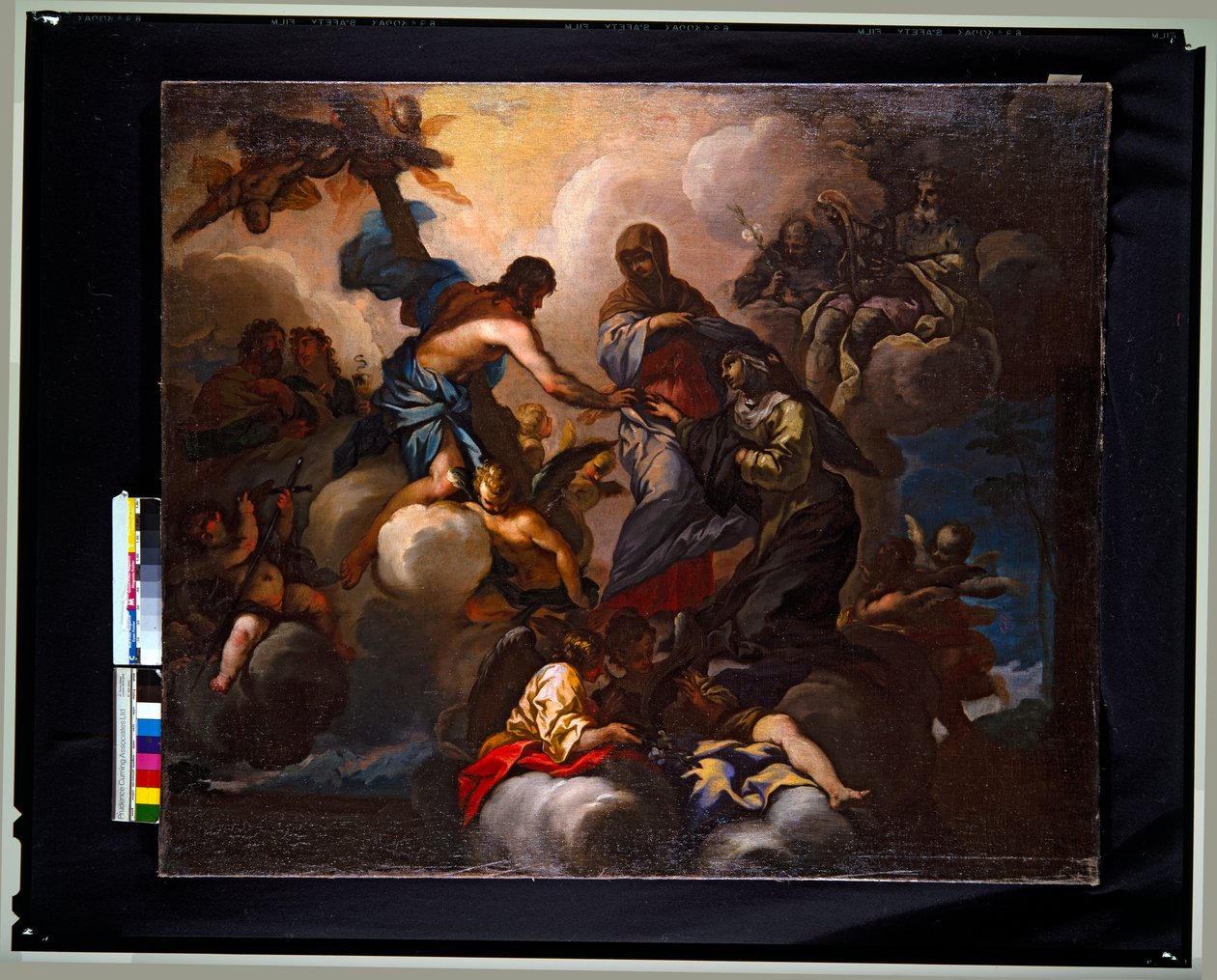 Modello, Den heliga Katarina av Sienas mystiska äktenskap (målning) av Baldassare Franceschini