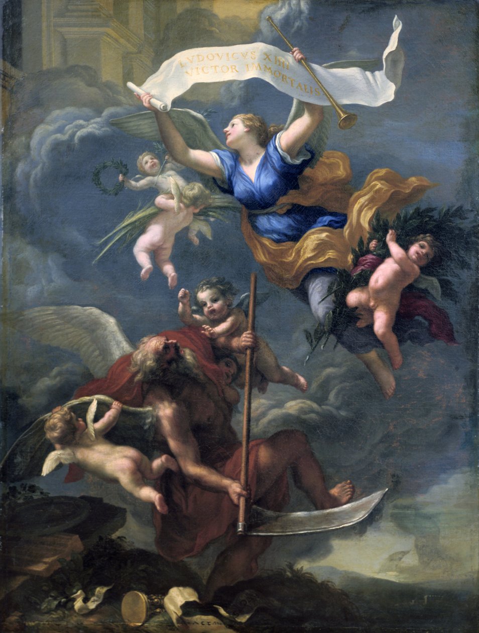Målning, okänd titel, 1600-talet av Baldassare Franceschini