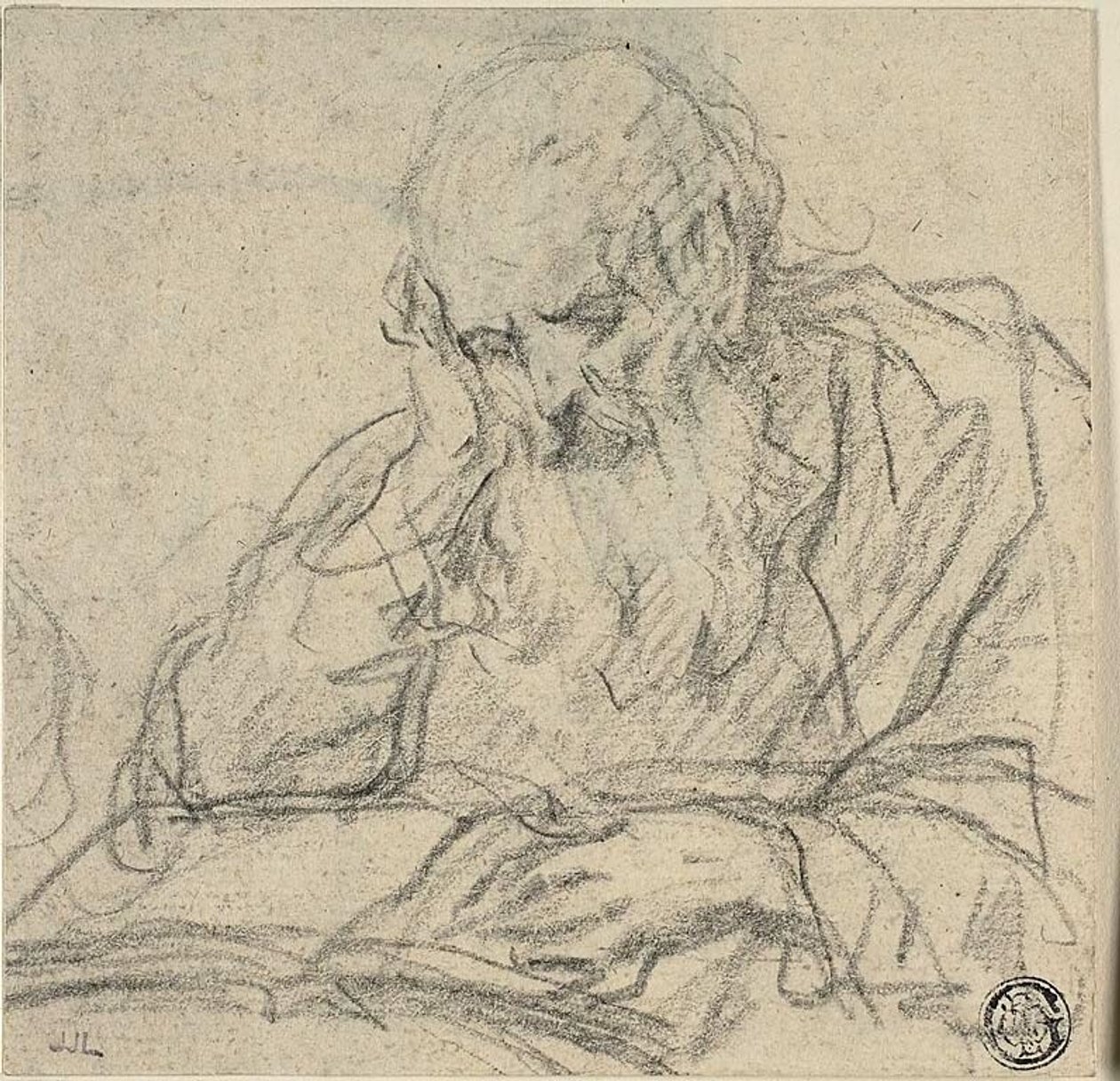 Saint Reading av Baldassare Franceschini
