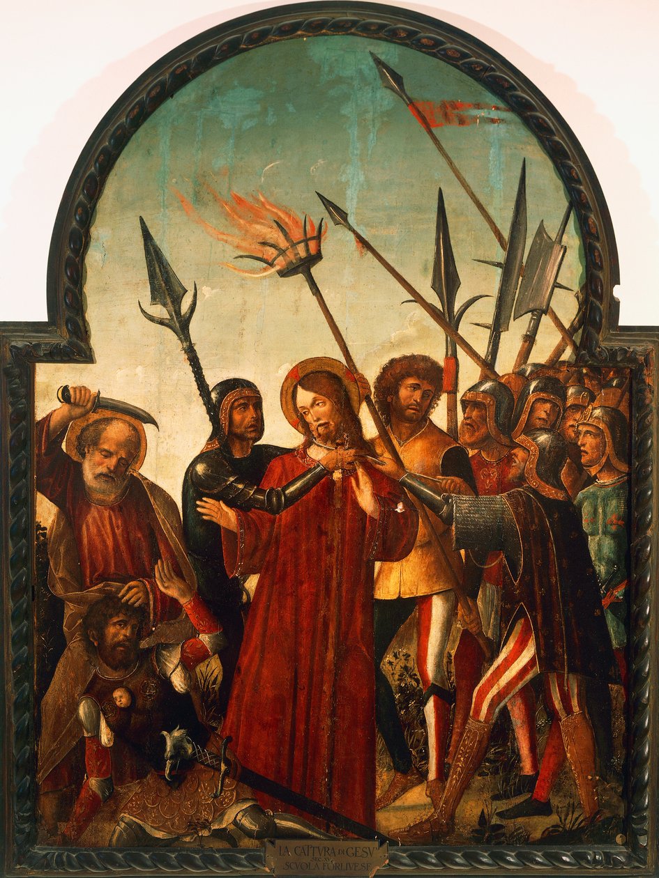 Att fånga Kristus, av Baldassare di Matteo Carrari (cirka 1460-1520) av Baldassare di Matteo Carrari