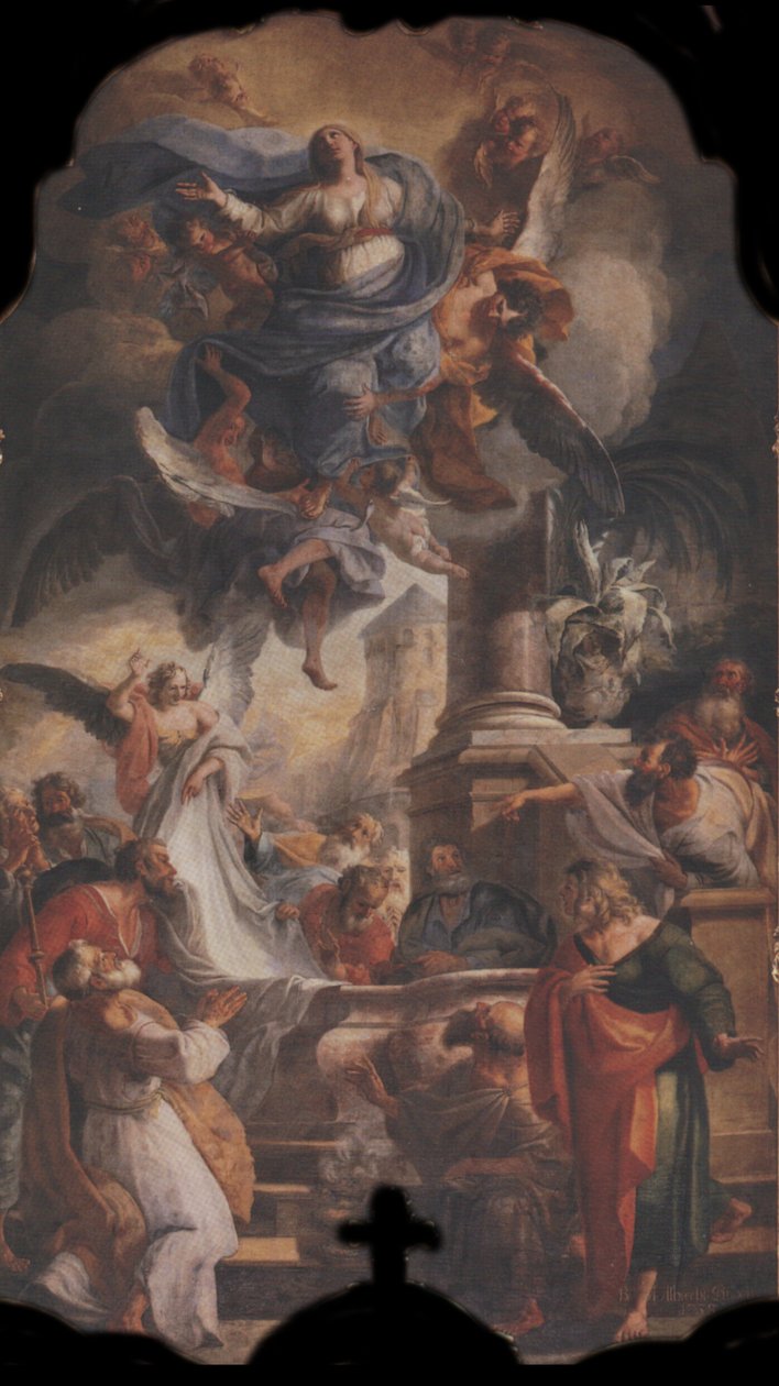 Hochaltarblatt: Ascension Marien av Balthasar Augustin Albrecht
