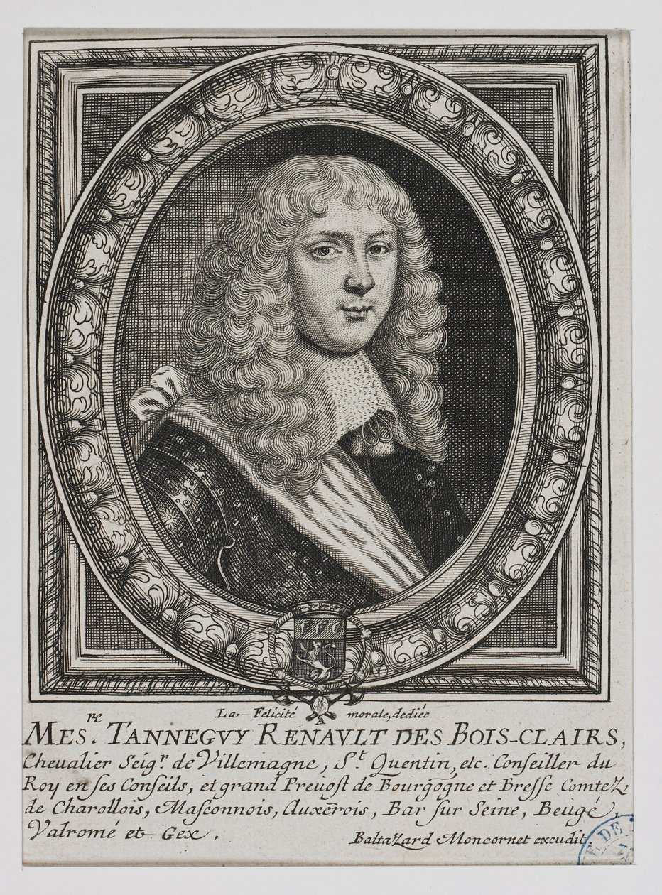 Kopia av Porträtt av Tenneguy Renault des Bois-Clairs av Moncornet av Balthazar Moncornet
