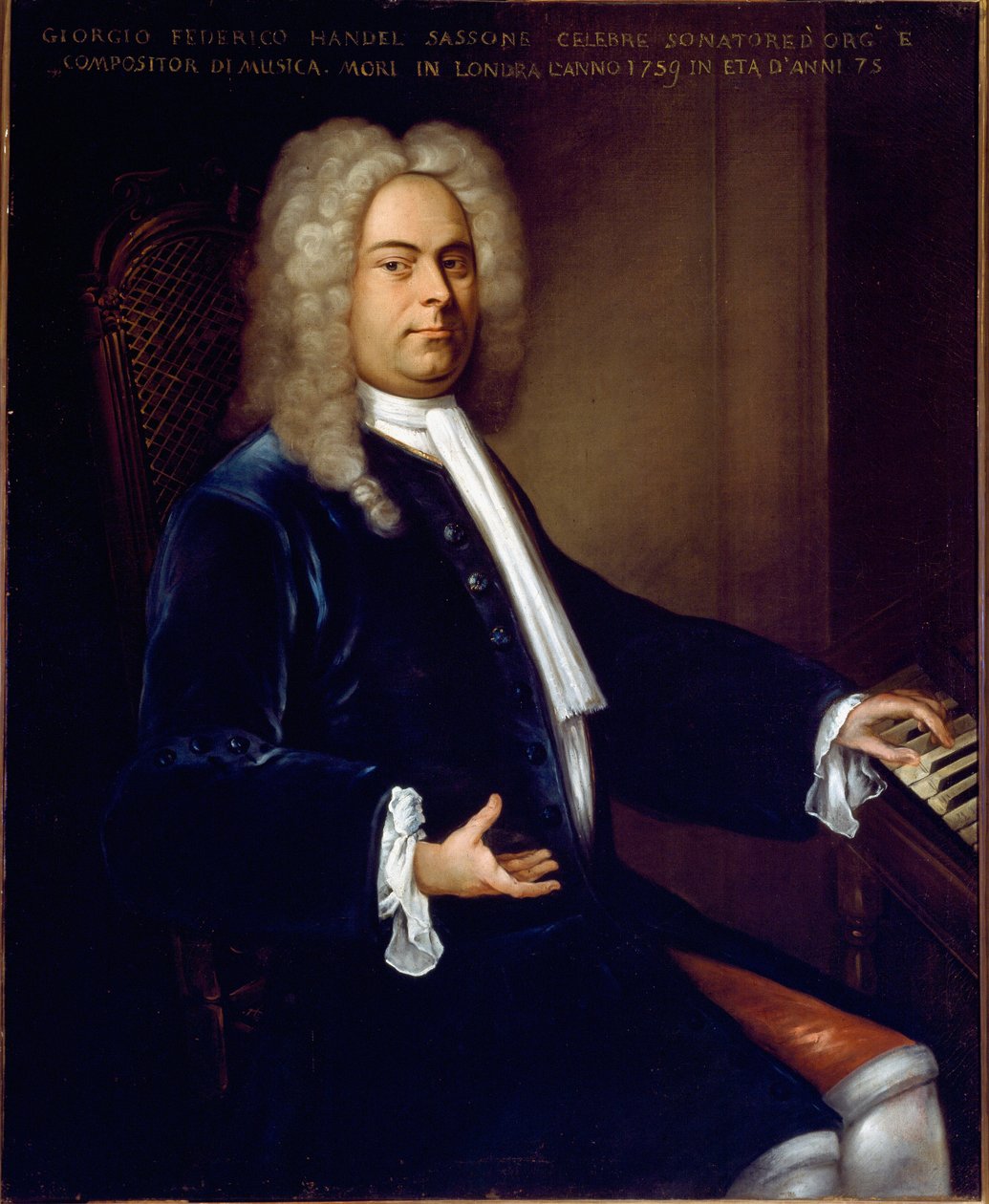 George Frederick Handel (Georg Friedrich Handel av Balthasar (after) Denner