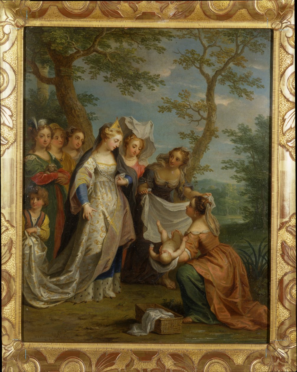 Fyndet av Moses av Balthasar Beschey
