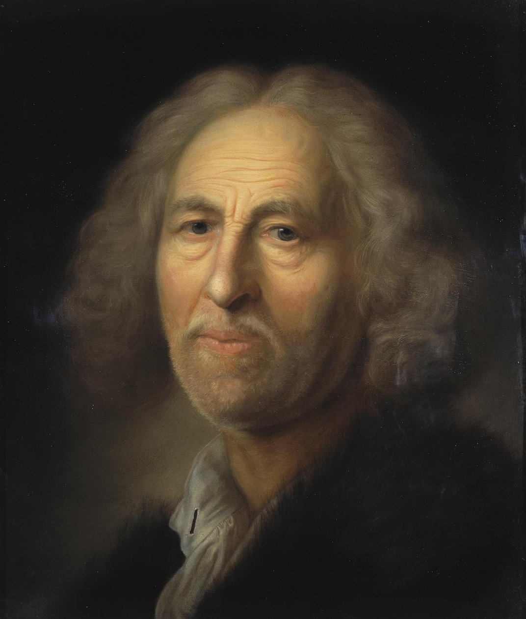 Porträtt av en gammal man av Balthasar Denner