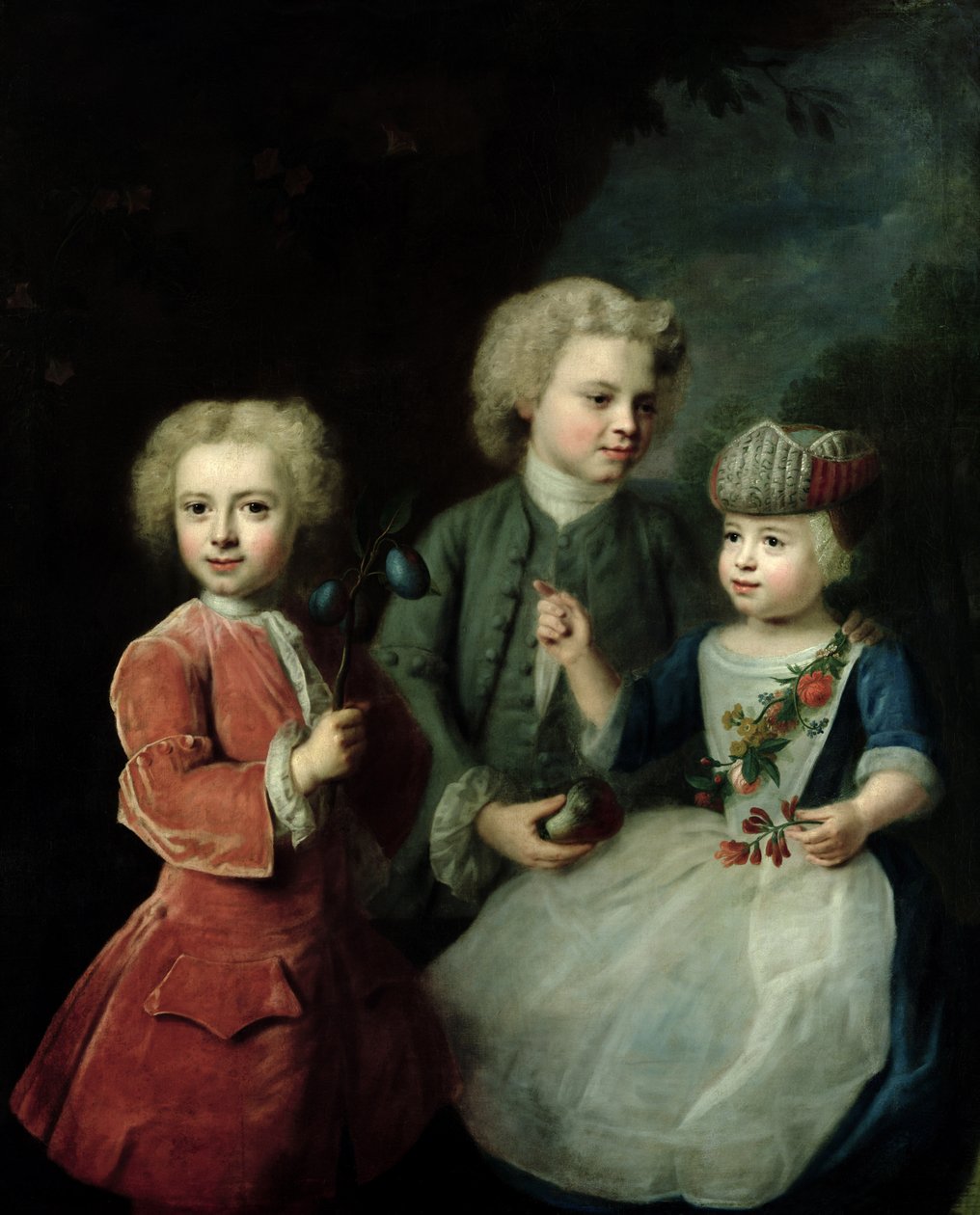 Barn till rådman Barthold Heinrich Brockes (1680-1747) av Balthasar Denner