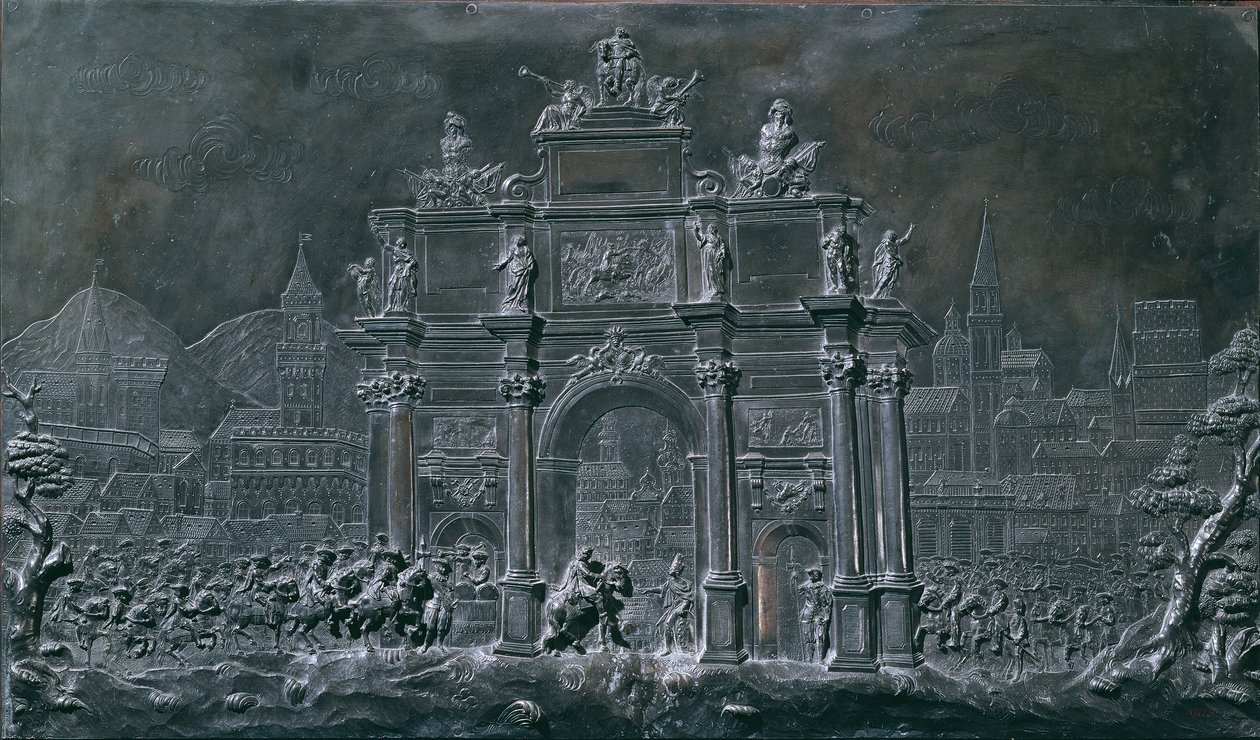 Storhertig Franz Stephan av Lorraines intåg i Florens den 20 januari 1739 av Balthasar Ferdinand Moll