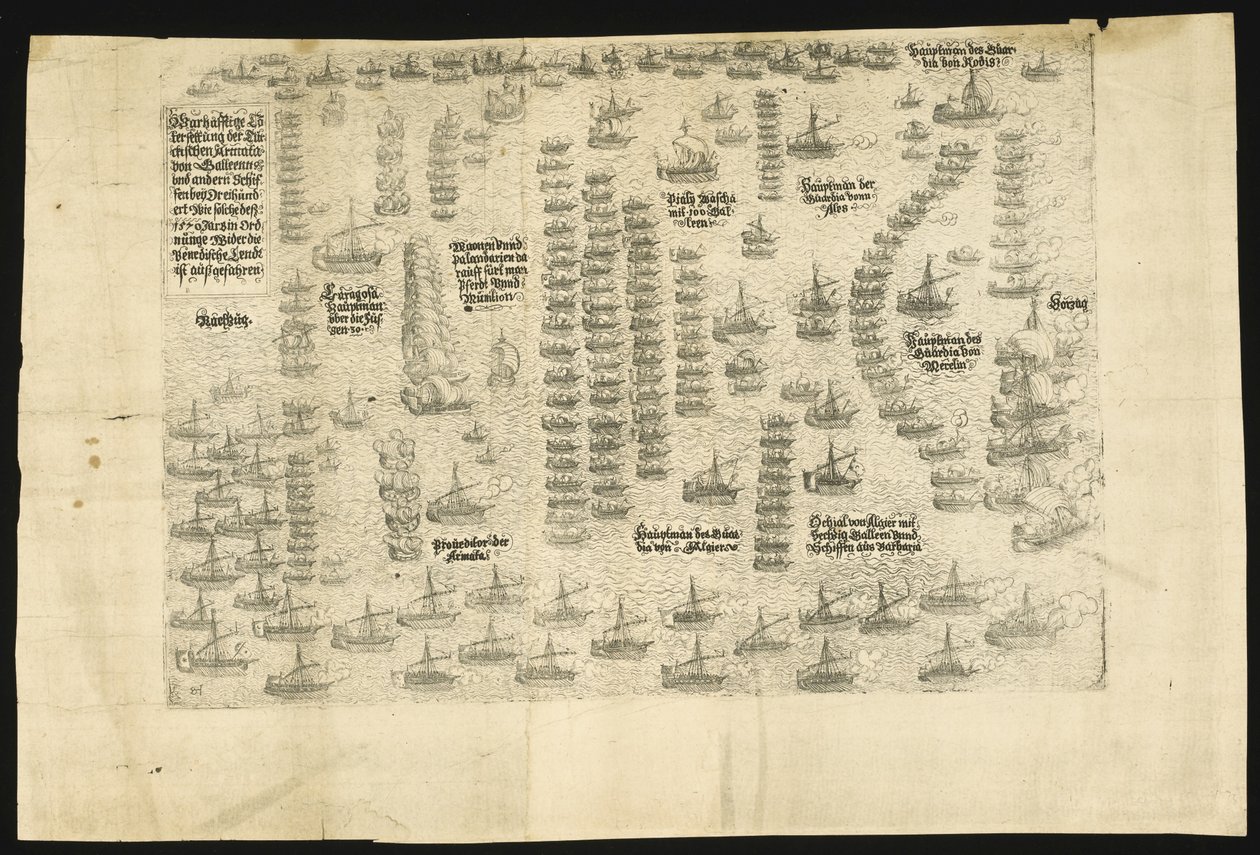 Slaget vid Lepanto den 7 oktober 1571, 1571 av Balthasar Jenichen