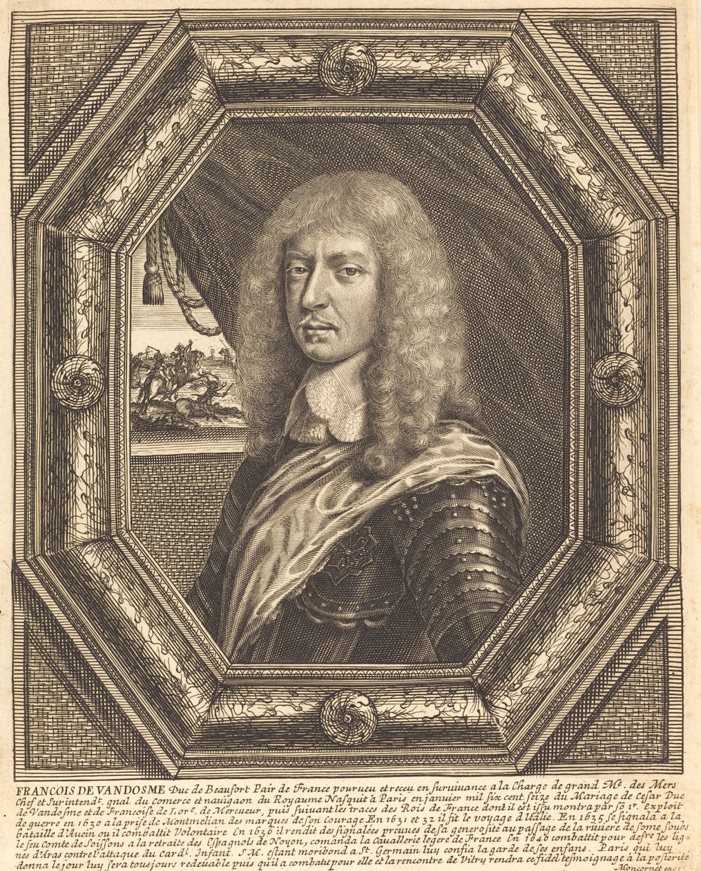Francois de Vendome, hertig av Beaufort av Balthasar Moncornet
