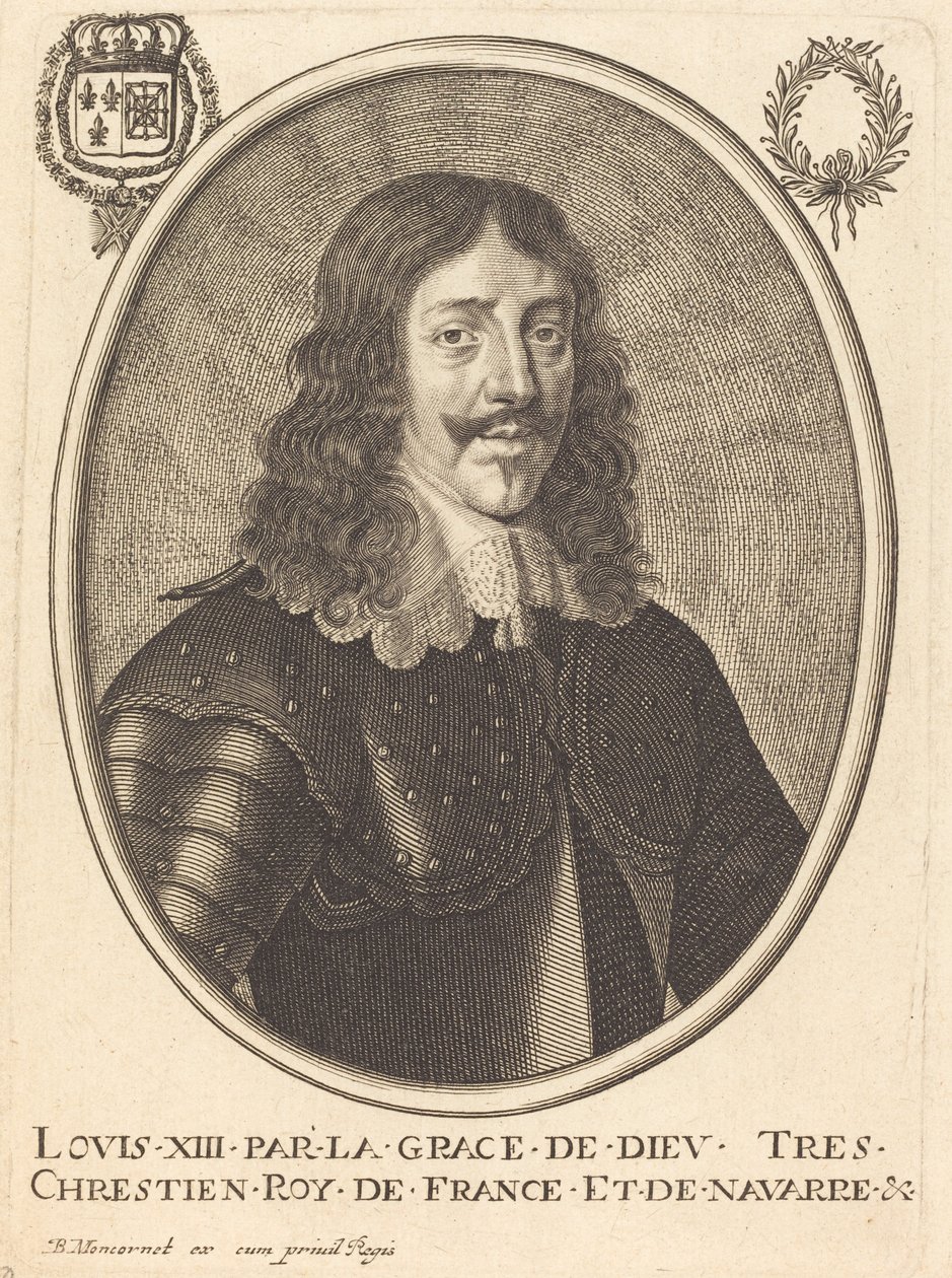 Ludvig XIII, kung av Frankrike av Balthasar Moncornet