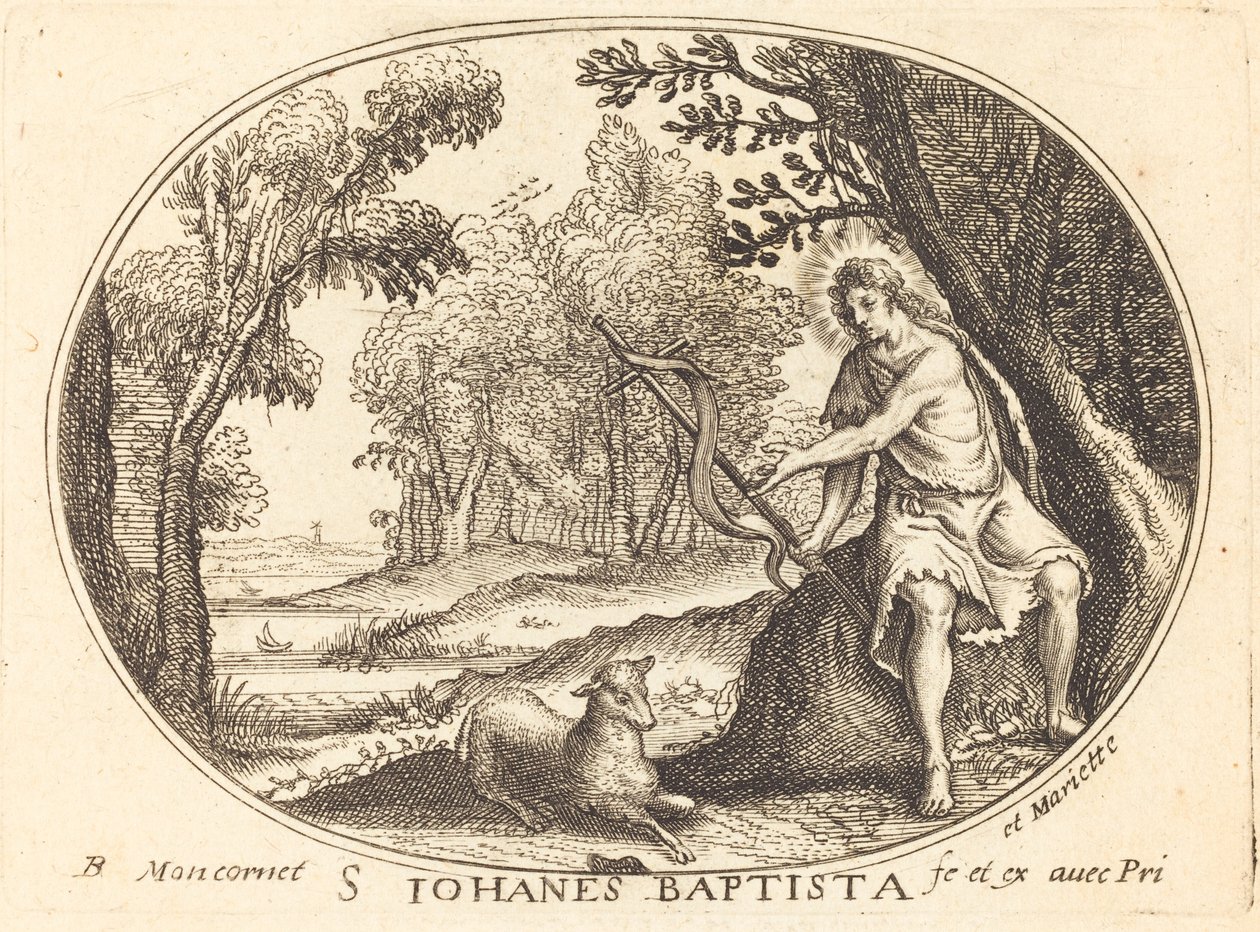 Sankt Johannes Döparen av Balthasar Moncornet