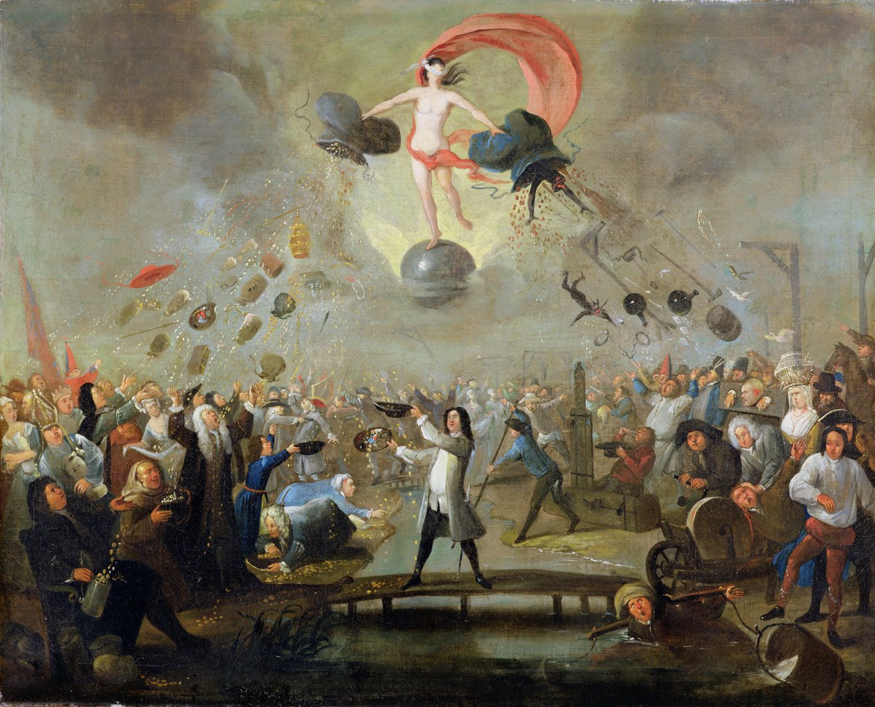 Allegory of Fortune, ca 1730 (olja på duk) av Balthasar Nebot
