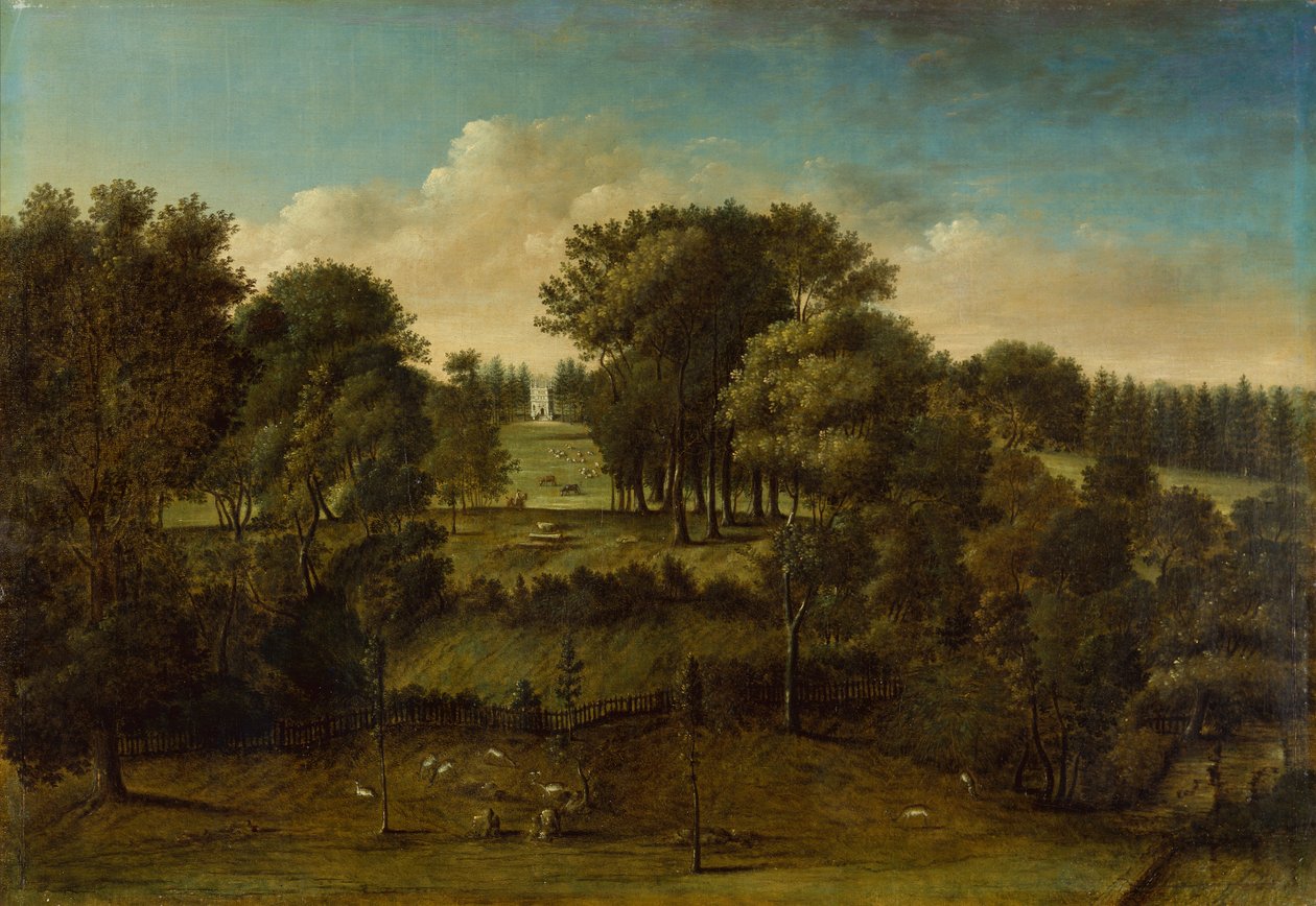 Studley Royal, Yorkshire (olja på duk) av Balthasar Nebot