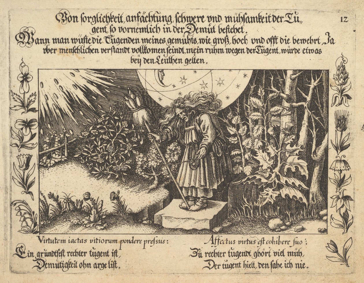 Från noggrann uppskattning, tyngd och dygdens möda, särskilt i ödmjukhet..., 1652. av Balthasar Schwan