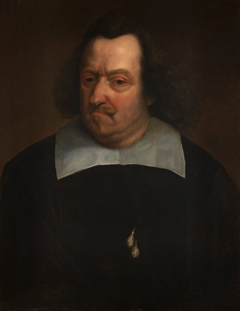 Porträtt av Jean-Jacques Chifflet 15881660, 1650. av Balthasar van Meurs