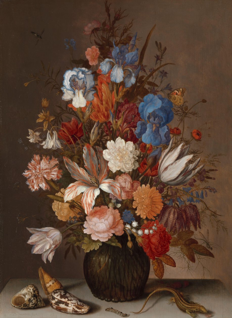 Stilleben med blommor av Balthasar van der Ast
