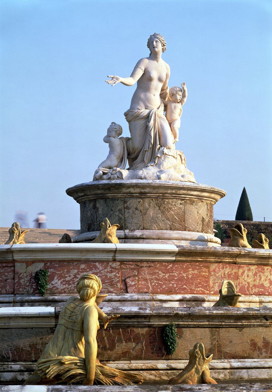 Fontänen i Latona med centralfigur av Latona, 1667-70 (marmor och bly) av Balthazar Marsy