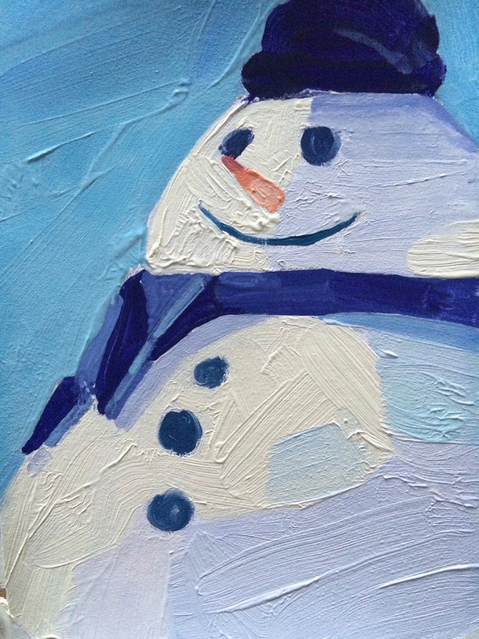 Snowman, 2015 av Barbara Hoogeweegen