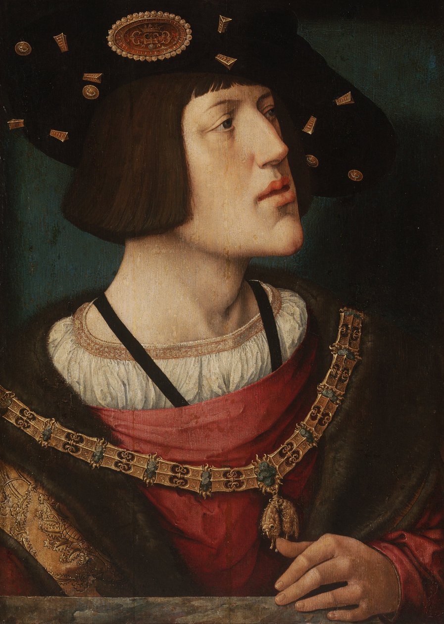 Portrait of Charles V (1519) av Barend van Orley