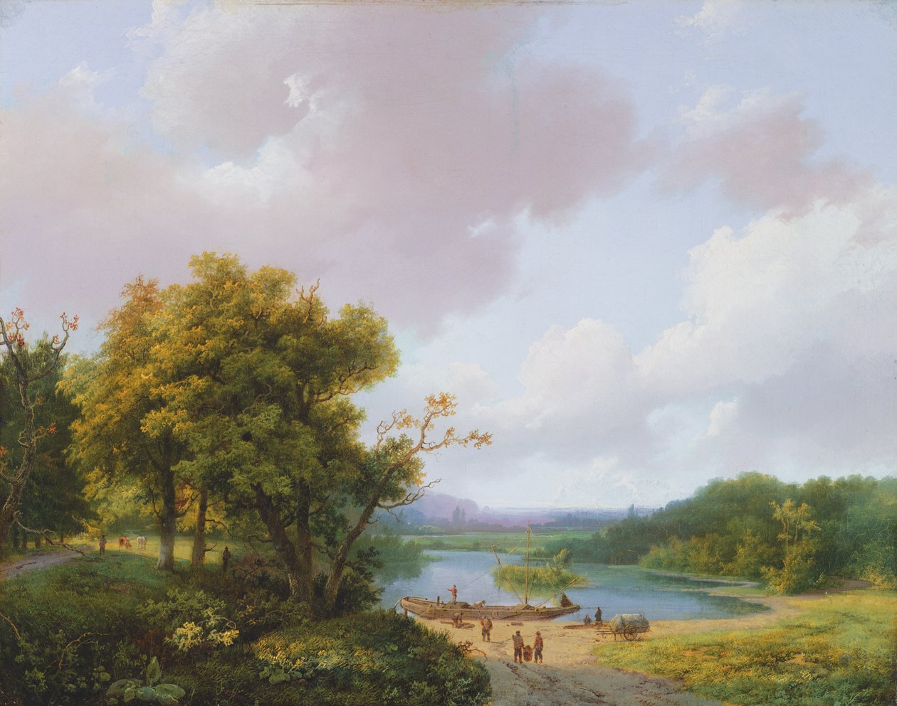 Landsbygdslandskap, 1800-talet av Barend Cornelis Koekkoek