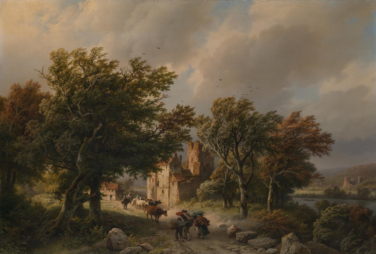 Vindbyarna av Barend Cornelis Koekkoek
