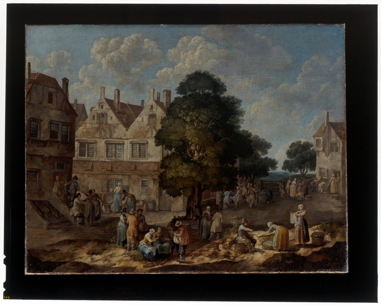 Ett par byscener av Barend Hendrik Thier
