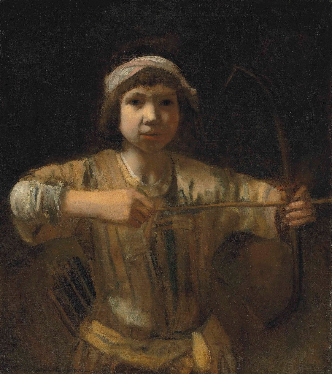 Ishmael med pil och båge av Barent Fabritius