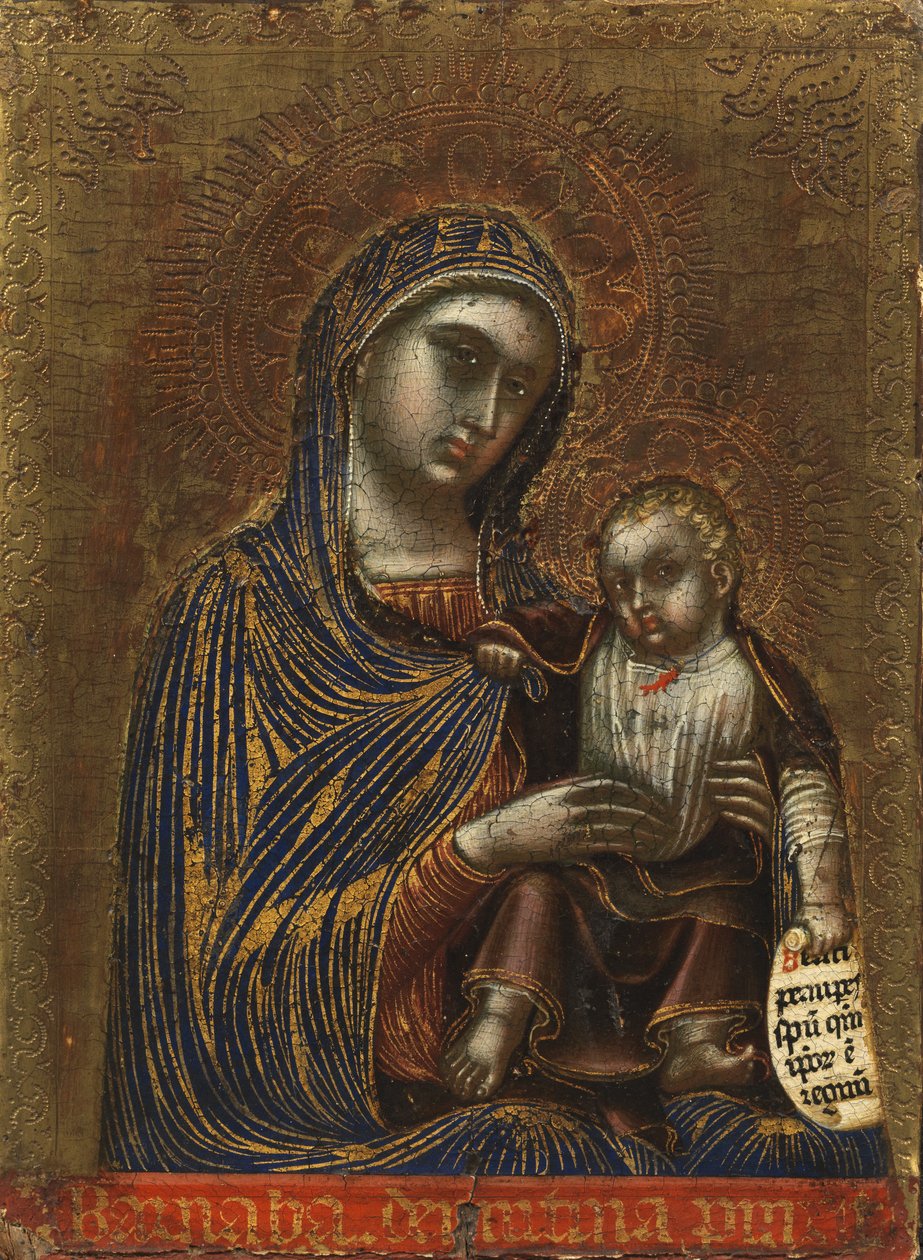 Jungfru och barn, ca 1365-70 av Barnaba da Modena