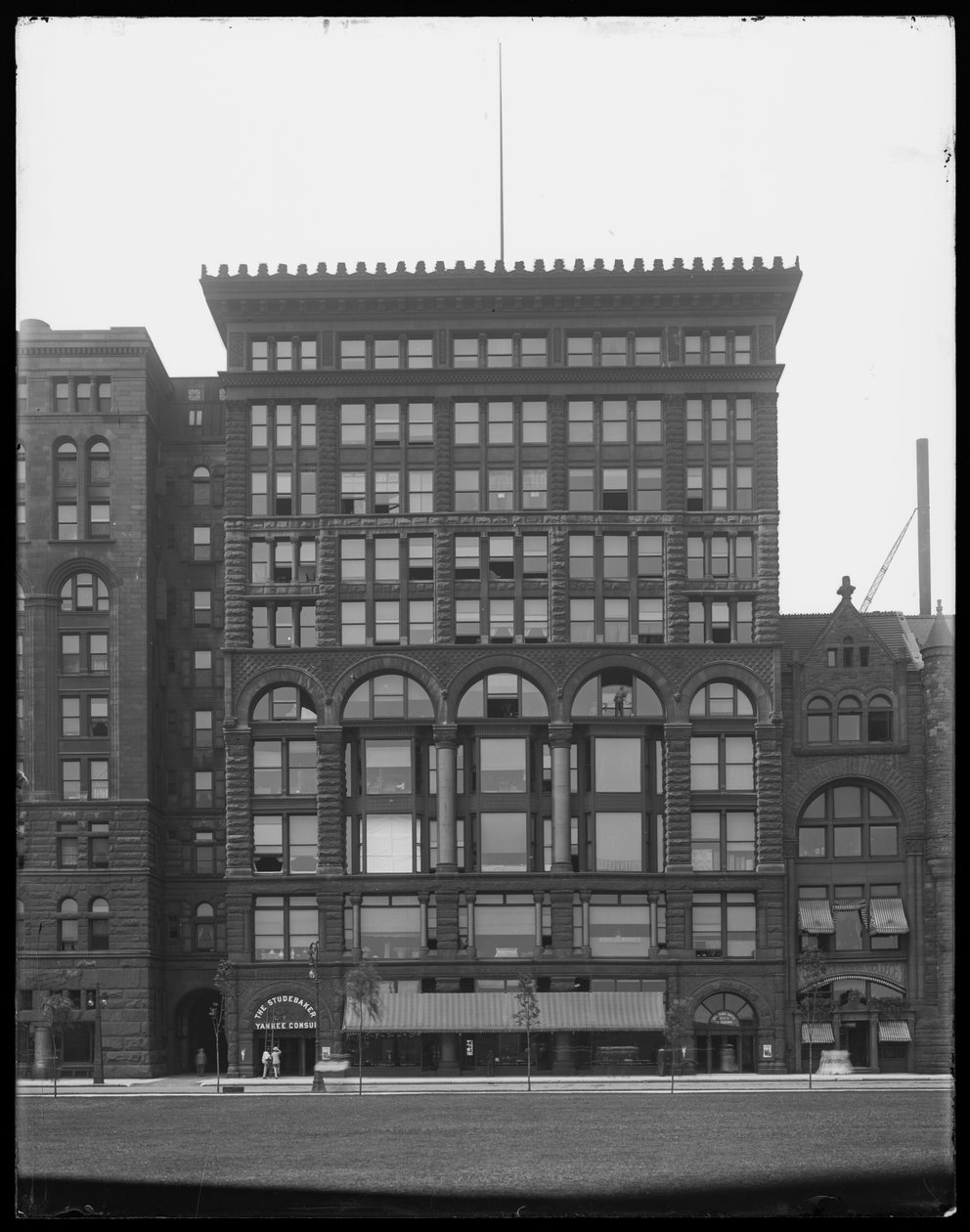 Fine Arts Building, Chicago, Illinois, USA, ca 1903 (s/v foto) av Barnes and Crosby