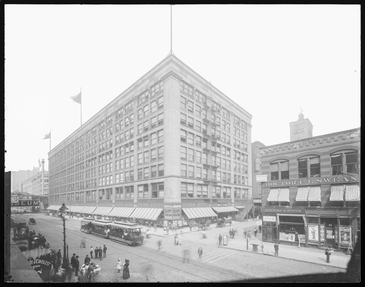 Siegel, Cooper & Company-bygning, Chicago, Illinois, USA, ca. 1905 (s/h-foto) Sverige av Barnes and Crosby