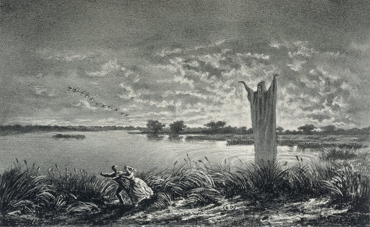 Munken av Etangs-Brisses, illustration för 