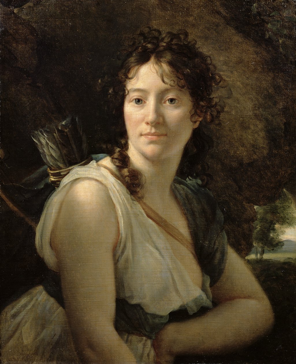 Mademoiselle Duchesnoy i rollen som Dido swed av Baron François Pascal Simon Gérard