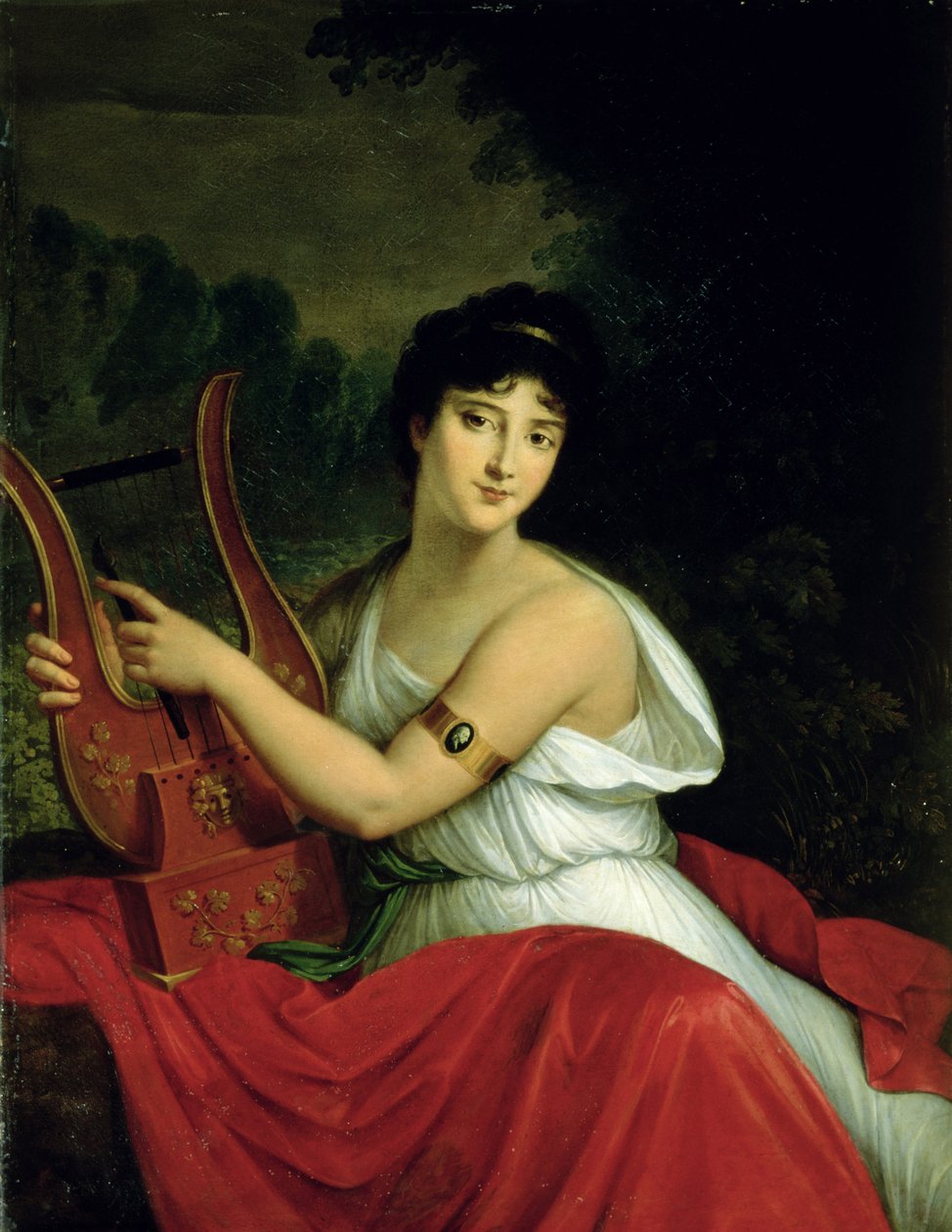 Porträtt av Madame de la Pleigne av Baron François Pascal Simon Gérard