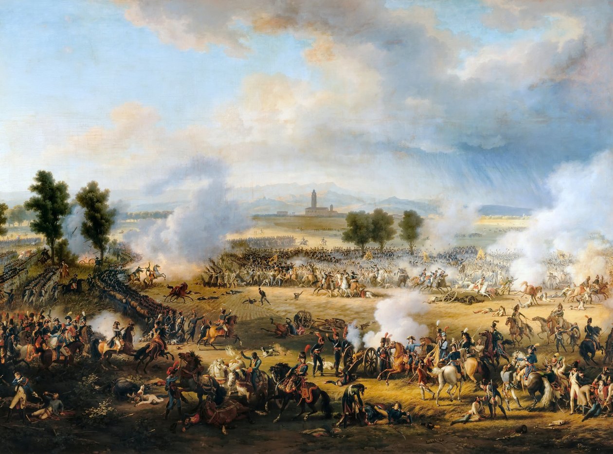 Bataille de Marengo Tjeckien av Baron Lejeune Louis François