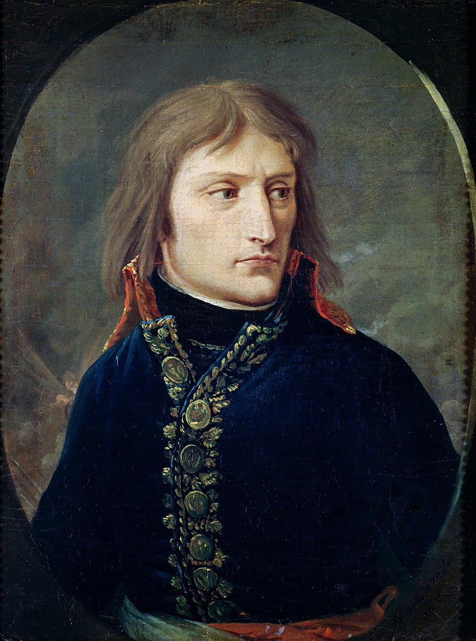 Napoleon Bonaparte (1769-1821) som chef för den italienska armén, 1796-97 av Baron Louis Albert Bacler d