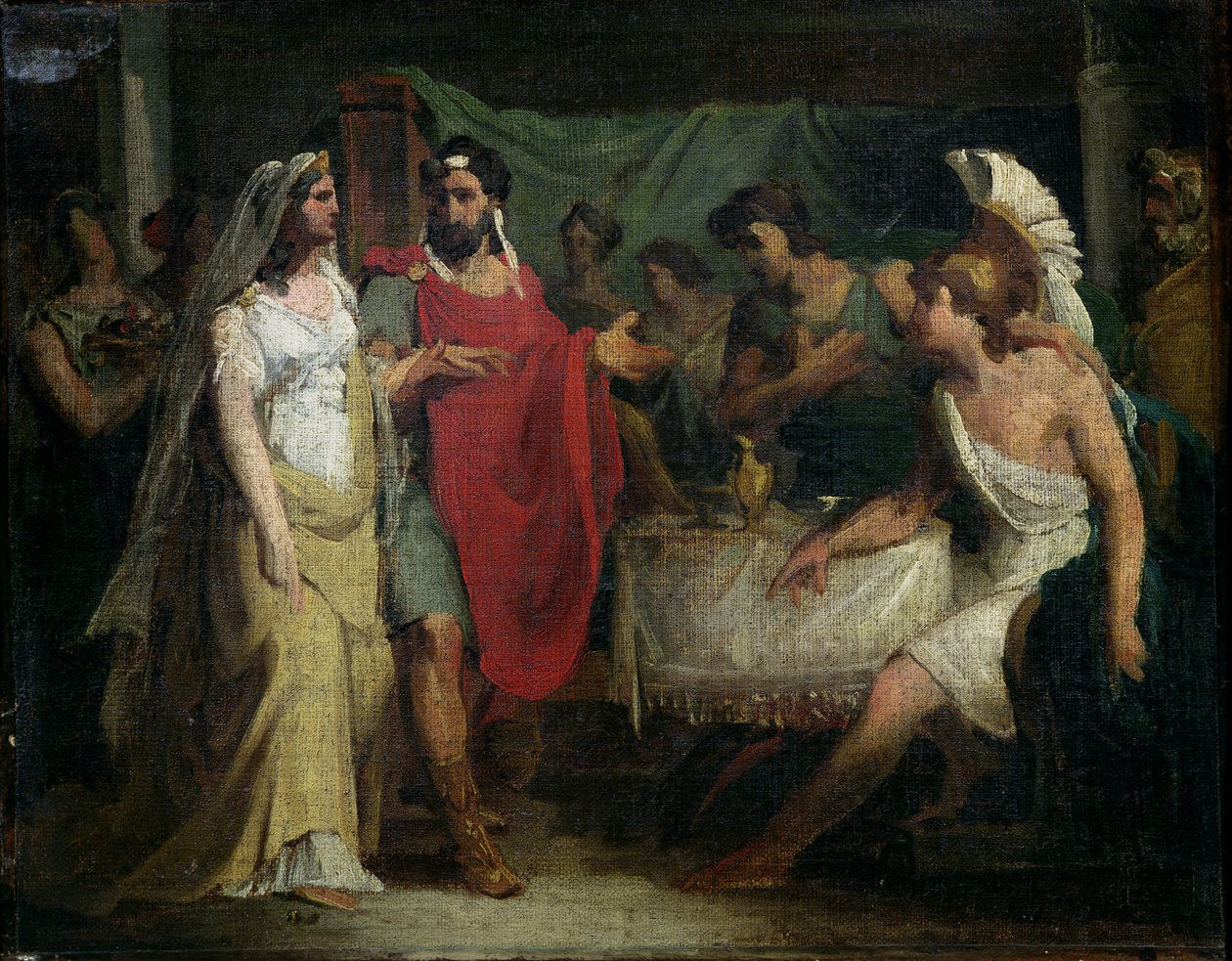Alexander den stores (356-323 f.Kr.) och Roxanas bröllop, 1810 av Baron Pierre Narcisse Guerin