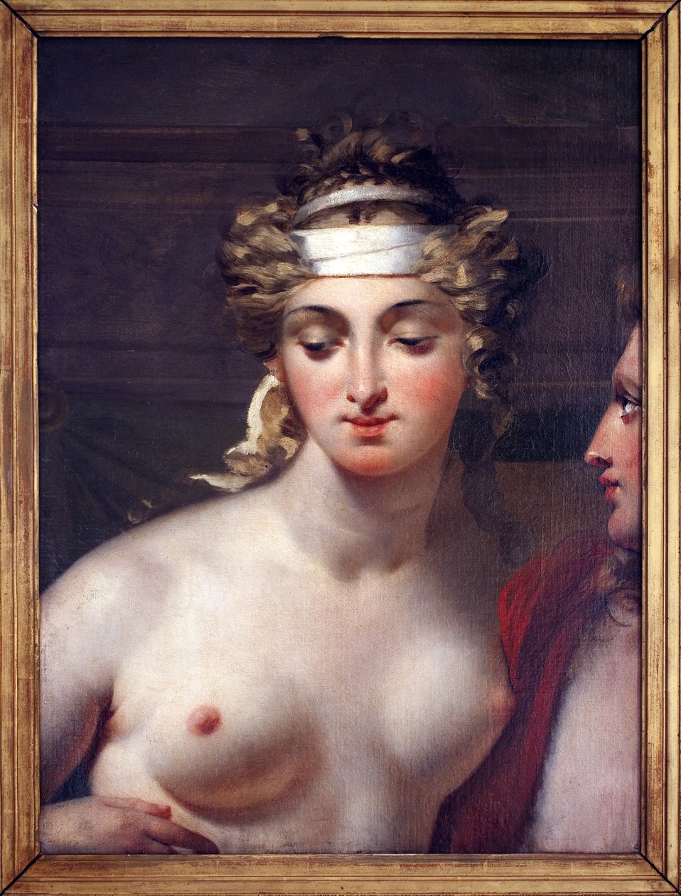 Fragment av bortförandet av Helene, 1700-1800-talet av Baron Antoine Jean Gros