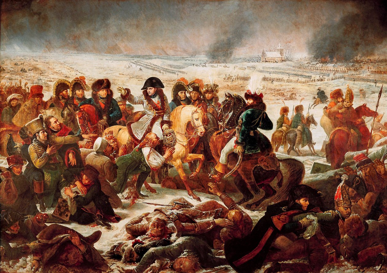 Napoleon I på slagfältet vid Eylau den 9/02/1807. 1808 (olja på duk) av Baron Antoine Jean Gros