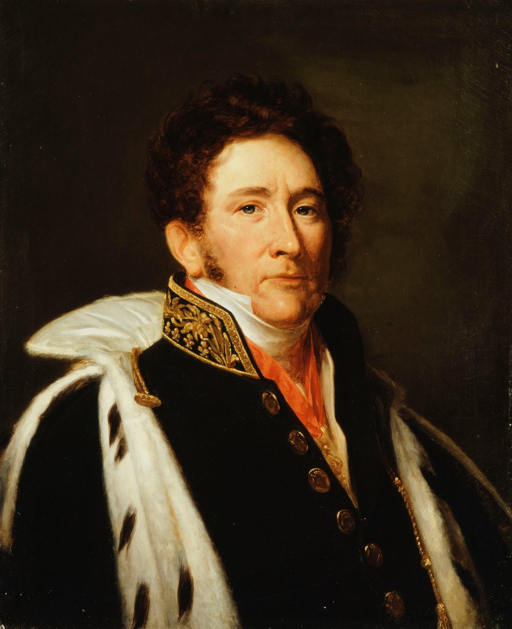 Porträtt av Louis-Marie-Joseph, greve av Brigode, Pairde Frankrike av Baron Antoine Jean Gros