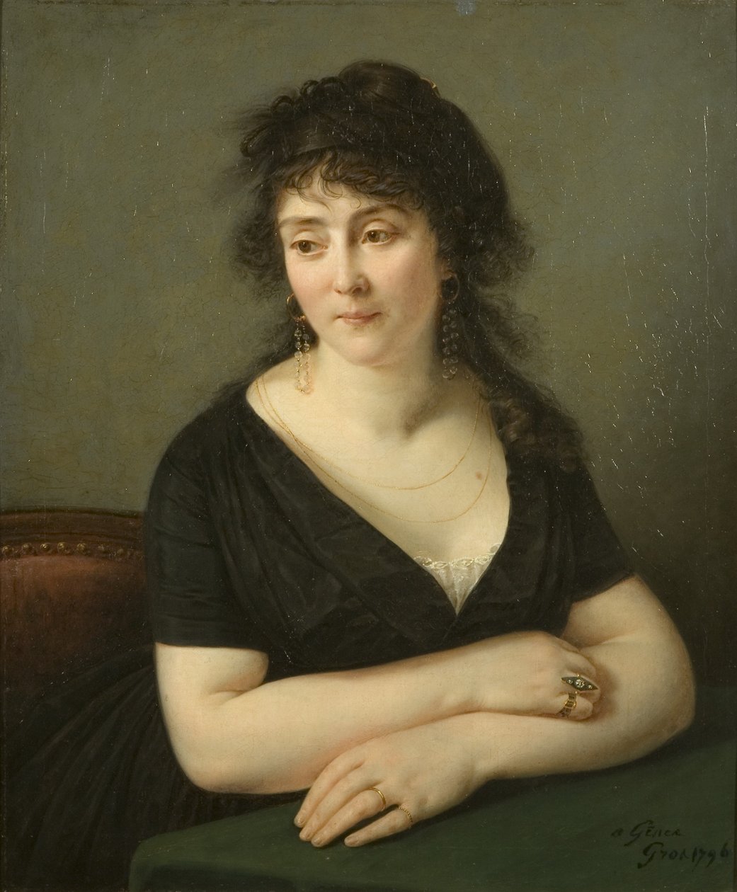 Porträtt av Madame Bruyere av Baron Antoine Jean Gros