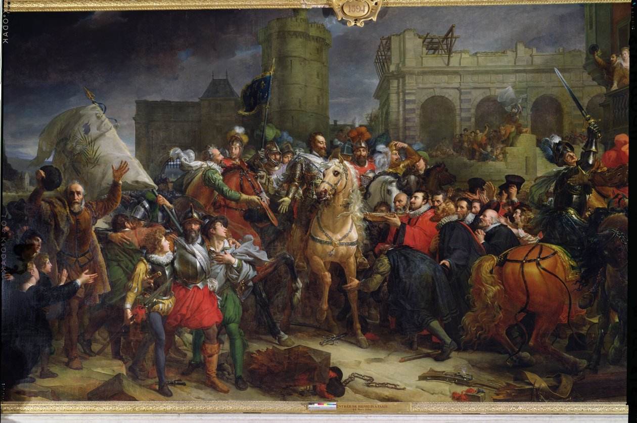 Henri IV:s (1553-1610) intåg i Paris den 22 mars 1594 av Baron François Pascal Simon Gérard