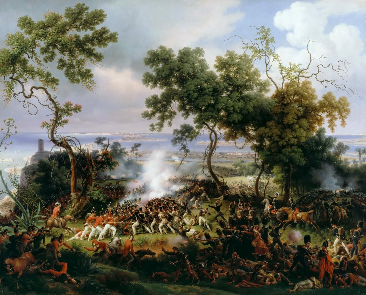 Slaget vid Chiclana, 5 mars 1811 av Baron Lejeune Louis François