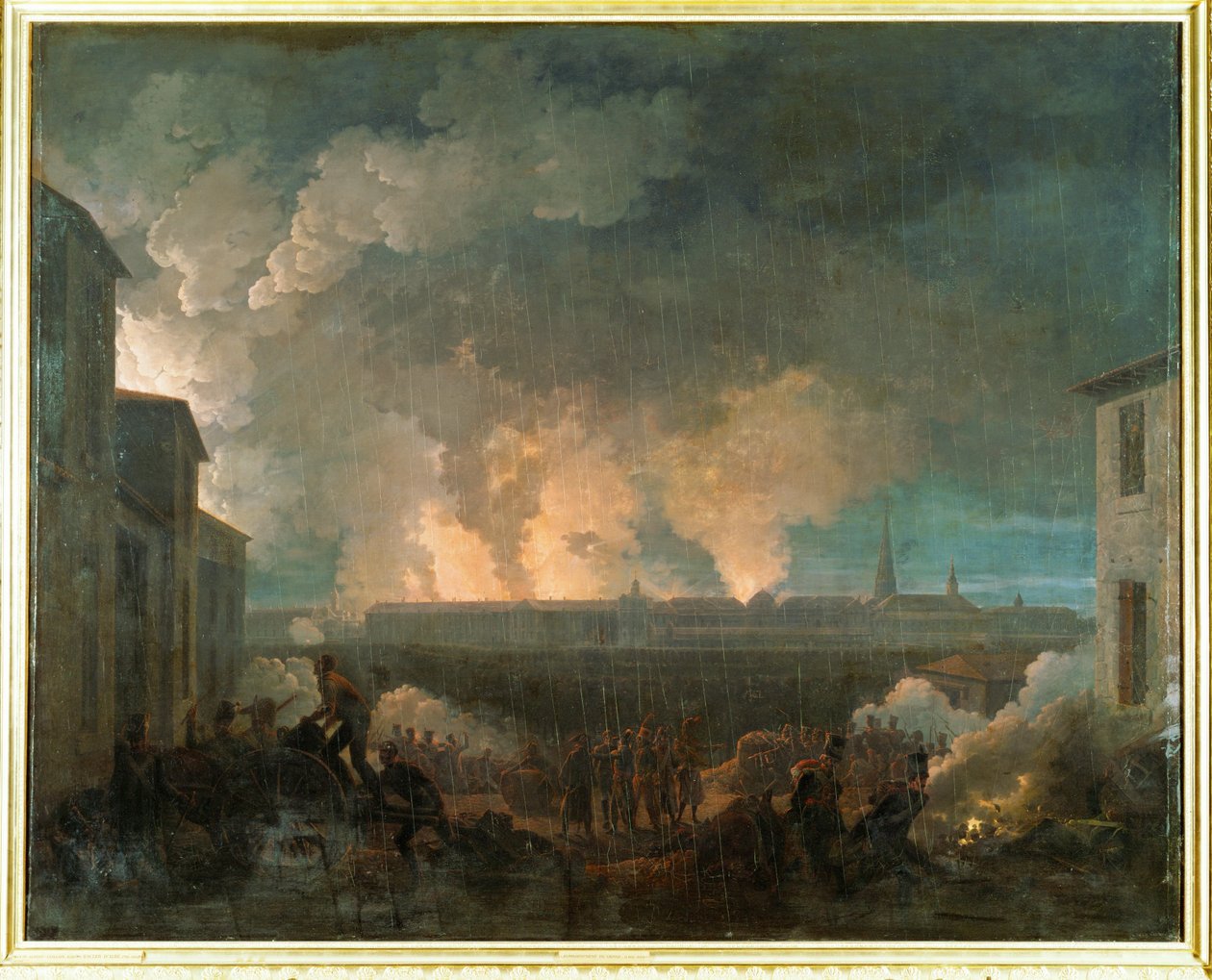 Bombardemang av Wien... av Baron Louis Albert Bacler d